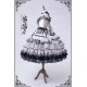 Bramble Rose Butterfly And Blue And White Porcelain One Piece(Reservation/2 Colours/Full Payment Without Shipping)
